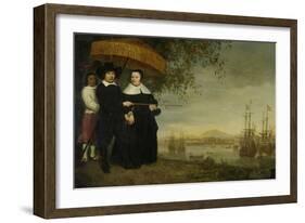 A Senior Merchant of the Dutch East India Company-Aelbert Cuyp-Framed Art Print