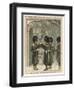 A Sentry Being Relieved (Coldstream Guards)-null-Framed Art Print