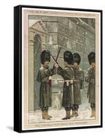 A Sentry Being Relieved (Coldstream Guards)-null-Framed Stretched Canvas