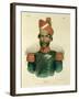 A Sepoy: an Indian Soldier in the French Battalion at Pondicherry-Jacques Francois Gauderique Llanta-Framed Giclee Print