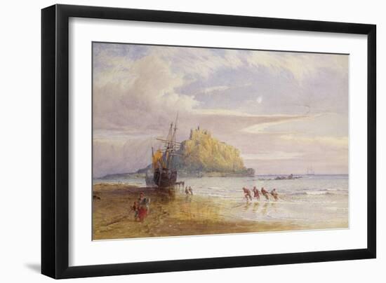 A September Evening, St Michael's Mount, Cornwall-John Mogford-Framed Giclee Print