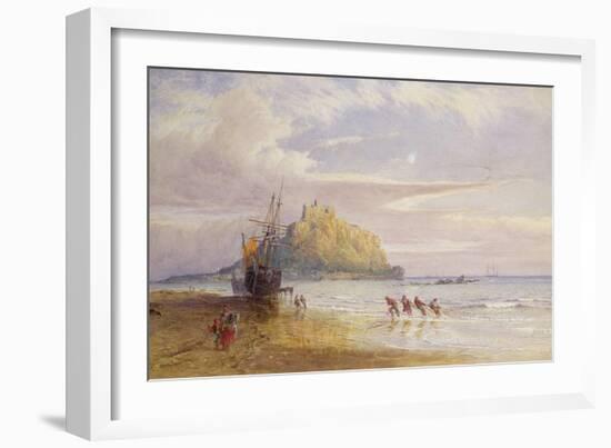 A September Evening, St Michael's Mount, Cornwall-John Mogford-Framed Giclee Print