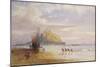 A September Evening, St Michael's Mount, Cornwall-John Mogford-Mounted Giclee Print