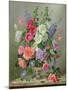 A September Floral Arrangement-Albert Williams-Mounted Giclee Print