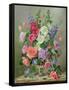 A September Floral Arrangement-Albert Williams-Framed Stretched Canvas