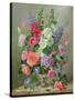 A September Floral Arrangement-Albert Williams-Stretched Canvas