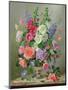A September Floral Arrangement-Albert Williams-Mounted Giclee Print
