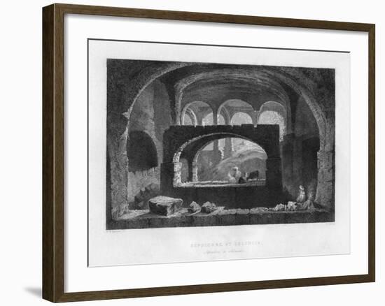 A Sepulchre at Seleucia, Mesopotamia (Iraq/Ira), 1841-T Dixon-Framed Giclee Print