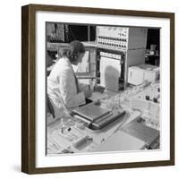 A Sequential Multi Analyser Machine at Rotherham General Infirmary, 1967-Michael Walters-Framed Photographic Print