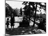 A Serbian Mother Strolling Hand in Hand with Her Daughter, Belgrade-null-Mounted Premium Photographic Print