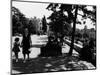 A Serbian Mother Strolling Hand in Hand with Her Daughter, Belgrade-null-Mounted Photographic Print