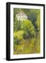 A Serene Scene in the Village of Noyers Sur Serein, Yonne, Burgundy, France, Europe-Julian Elliott-Framed Photographic Print