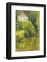 A Serene Scene in the Village of Noyers Sur Serein, Yonne, Burgundy, France, Europe-Julian Elliott-Framed Photographic Print