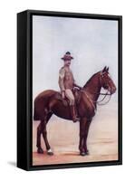 A Sergeant Major of the New South Wales Lancers C.1900, from 'South Africa and the Transvaal War'-Louis Creswicke-Framed Stretched Canvas