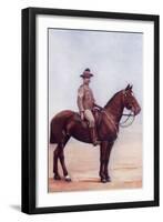 A Sergeant Major of the New South Wales Lancers C.1900, from 'South Africa and the Transvaal War'-Louis Creswicke-Framed Giclee Print