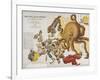 A Serio-Comic Map of Europe, John Bull and His Friends, 1900-Frederick W Rose-Framed Giclee Print