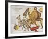A Serio-Comic Map of Europe, John Bull and His Friends, 1900-Frederick W Rose-Framed Giclee Print