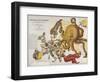 A Serio-Comic Map of Europe, John Bull and His Friends, 1900-Frederick W Rose-Framed Giclee Print