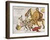 A Serio-Comic Map of Europe, John Bull and His Friends, 1900-Frederick W Rose-Framed Giclee Print