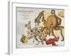 A Serio-Comic Map of Europe, John Bull and His Friends, 1900-Frederick W Rose-Framed Giclee Print