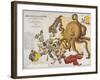 A Serio-Comic Map of Europe, John Bull and His Friends, 1900-Frederick W Rose-Framed Giclee Print