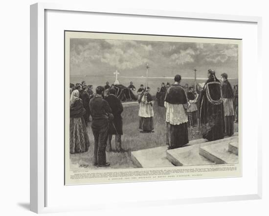 A Service for the Drowned at Notre Dame D'Afrique, Algiers-Henry Marriott Paget-Framed Giclee Print