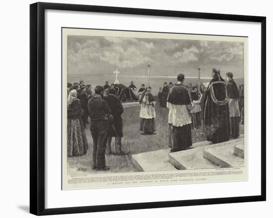 A Service for the Drowned at Notre Dame D'Afrique, Algiers-Henry Marriott Paget-Framed Giclee Print