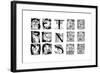 A Set of Decorative Initial Letters, 1898-null-Framed Giclee Print