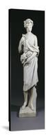 A Set of Four Italian White Marble Figures Emblematic of the Seasons - Autumn, Late 19th Century-null-Stretched Canvas