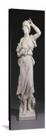 A Set of Four Italian White Marble Figures Emblematic of the Seasons - Spring, Late 19th Century-null-Stretched Canvas