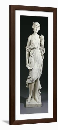 A Set of Four Italian White Marble Figures Emblematic of the Seasons - Summer, Late 19th Century-null-Framed Giclee Print