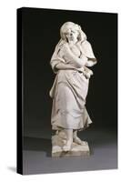 A Set of Four Italian White Marble Figures Emblematic of the Seasons - Winter, Late 19th Century-null-Stretched Canvas