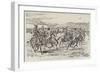 A Set of Lancers on Mule-Back in Beluchistan, India-Alfred Chantrey Corbould-Framed Giclee Print