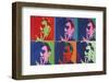 A Set of Six Self-Portraits, 1967-Andy Warhol-Framed Art Print