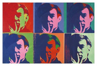 Hørehæmmet eksplicit Sløset A Set of Six Self-Portraits, 1967' Prints - Andy Warhol | AllPosters.com