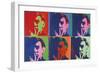 A Set of Six Self-Portraits, 1967-Andy Warhol-Framed Art Print