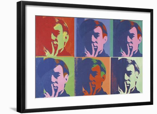 A Set of Six Self-Portraits, 1967-Andy Warhol-Framed Art Print