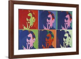 A Set of Six Self-Portraits, c.1967-Andy Warhol-Framed Giclee Print