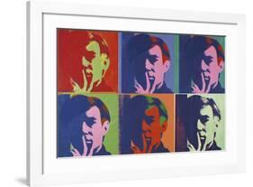 A Set of Six Self-Portraits, c.1967-Andy Warhol-Framed Giclee Print