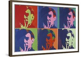 A Set of Six Self-Portraits, c.1967-Andy Warhol-Framed Giclee Print