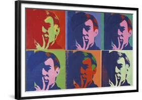 A Set of Six Self-Portraits, c.1967-Andy Warhol-Framed Giclee Print