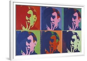 A Set of Six Self-Portraits, c.1967-Andy Warhol-Framed Giclee Print