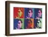 A Set of Six Self-Portraits, c.1967-Andy Warhol-Framed Giclee Print