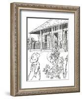 'A Settler's Home', 1912-Charles Robinson-Framed Giclee Print