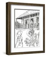 'A Settler's Home', 1912-Charles Robinson-Framed Giclee Print