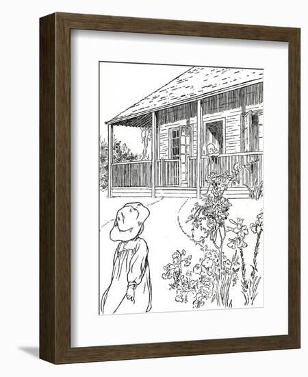 'A Settler's Home', 1912-Charles Robinson-Framed Giclee Print