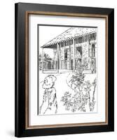 'A Settler's Home', 1912-Charles Robinson-Framed Giclee Print