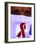 A Sex Worker Looks on During an Aids Awareness Rally on World Aids Day-null-Framed Photographic Print