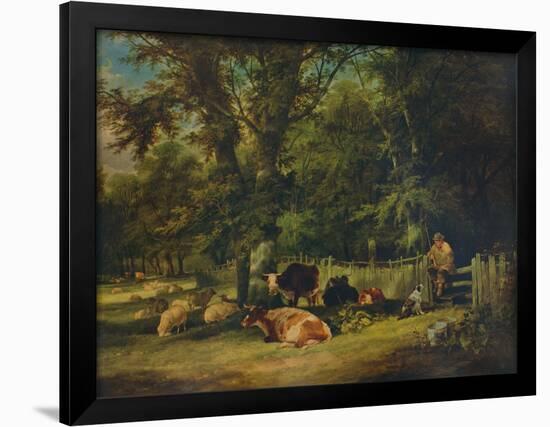 A Shady Corner, 1840-William Shayer-Framed Giclee Print