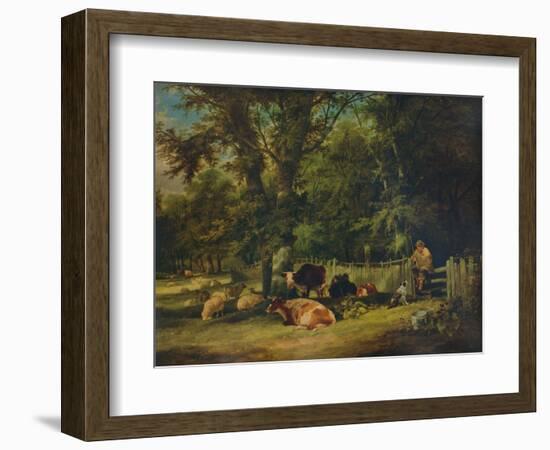 A Shady Corner, 1840-William Shayer-Framed Giclee Print